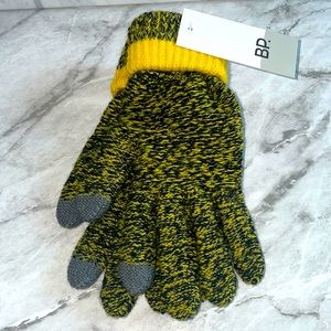 NWT Bp Yellow Marled Gloves